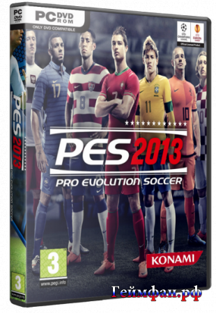 Скачать бесплатно рабочую игру футбол PES 13 на компьютер Pro Evolution Soccer 2013 v 1.04 Русская версия репак от Catalyst